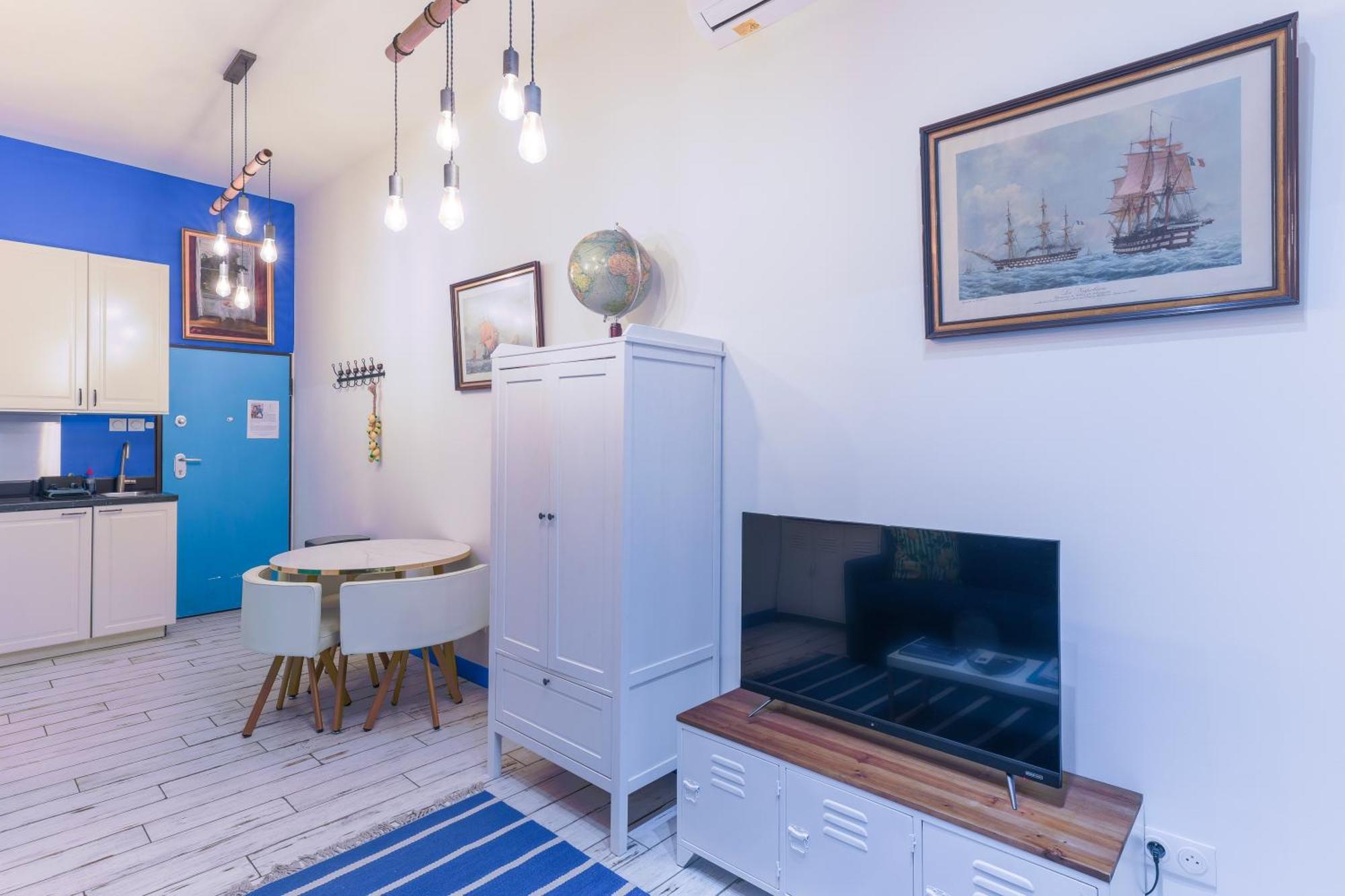 Studio Travel 24M2, 120M Vieux-Port ,Clim , Wifi ,Acces Autonome Avec Code Марсель Екстер'єр фото